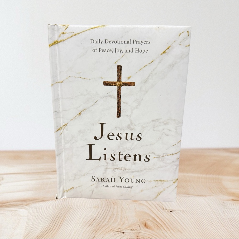 Daily Devotional Prayers- 365 Days- Christian- Hardcover- Jesus Listens